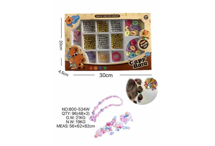 DIY Beaded Capybara Plaid