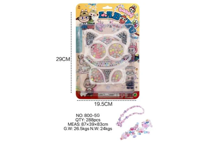 DIY pretend play girl toy bead Lumpy