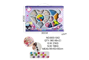 DIY Playing House Girl Toys Beaded Cartoon Hand Heart