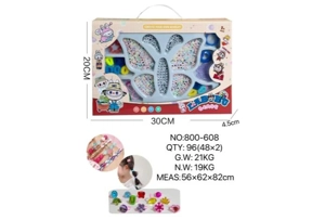 DIY Playing House Girl Toys Beaded Cartoon Hand Heart