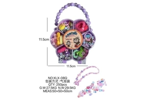 DIY playhouse girl toy beads cloth plum blossom