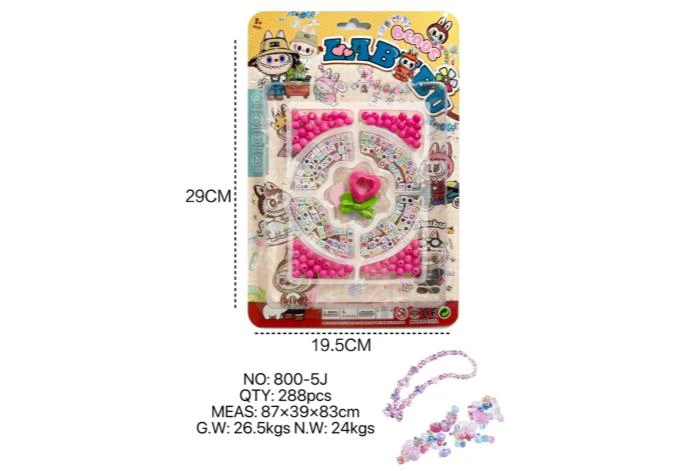 DIY pretend play girl toy bead Lumpy