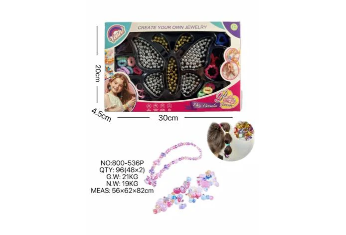 DIY Beaded Girl Butterfly