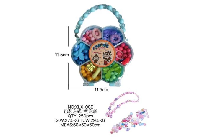 DIY playhouse girl toy beads cloth plum blossom