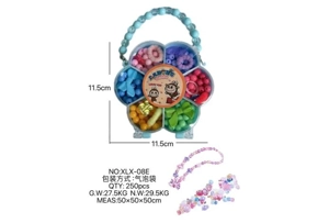 DIY playhouse girl toy beads cloth plum blossom