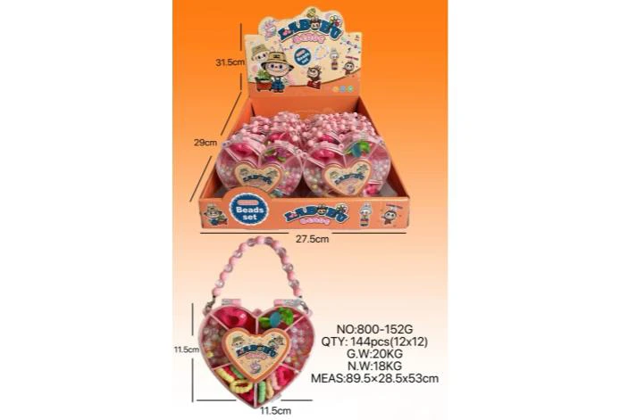 DIY Playhouse Girl Toy Beads Labubu Heart (12PCS Price Per Piece)