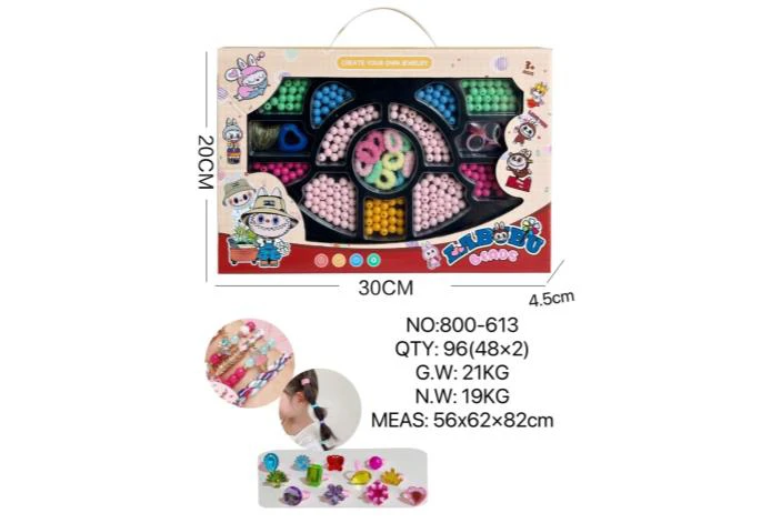DIY Playing House Girl Toys Beaded Cartoon Hand Butterfly