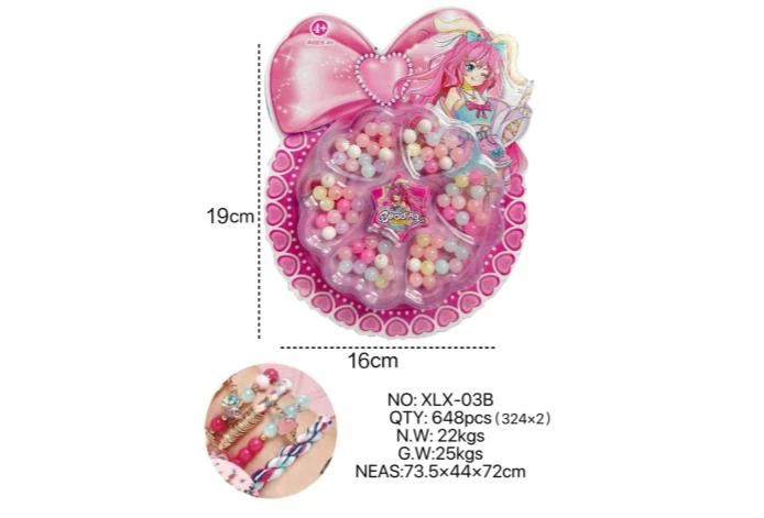 DIY Playing House Girl Toys Beaded Cartoon Hand Butterfly