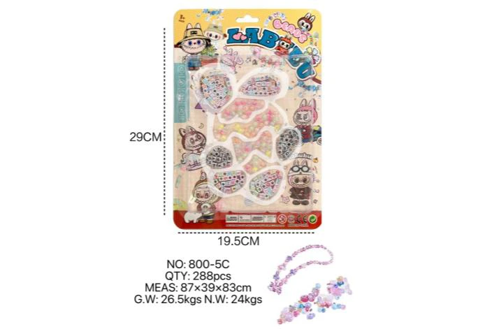 DIY pretend play girl toy bead Lumpy