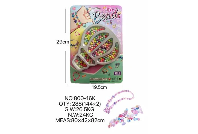 DIY playhouse girl toy beaded cartoon hand balloon