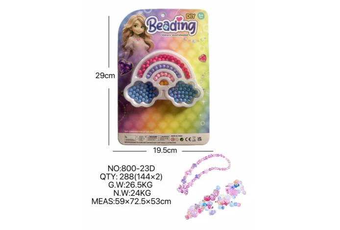 DIY playhouse girl toy beaded little girl cloud