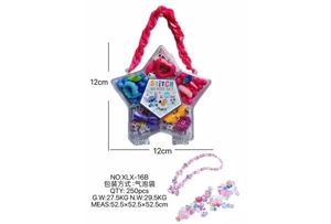 DIY pretend play girl toy beaded Stitch pentagram