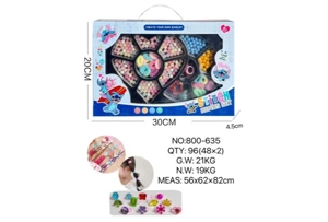 DIY Playing House Girl Toys Beaded Cartoon Capybara Square