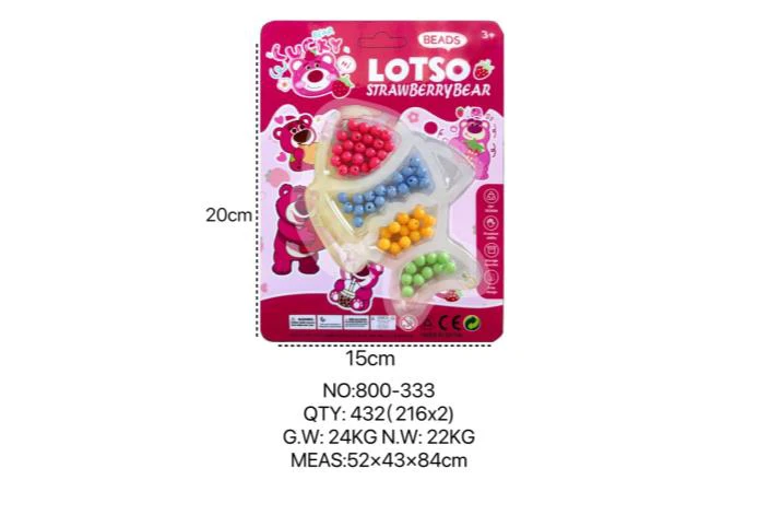 Strawberry Bear DIY Beads Fish