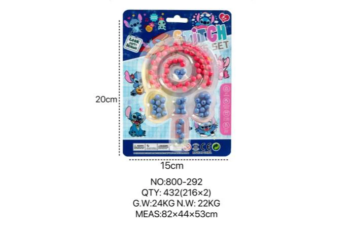 Stitch DIY Beaded Heart Lollipop