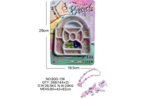 DIY play house girl toy beaded cartoon small handbag