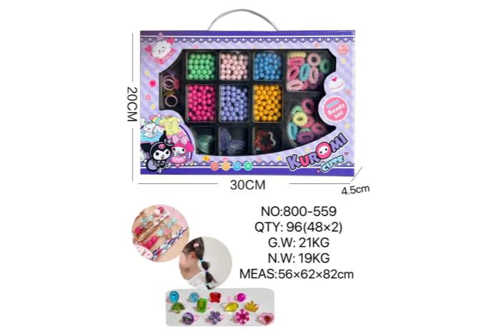 DIY Playing House Girl Toys Beaded Cartoon Capybara Butterfly