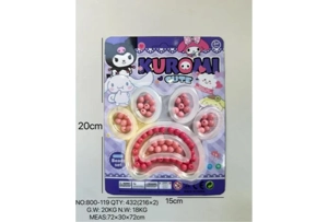 Kuromi DIY Bead Bear Paw