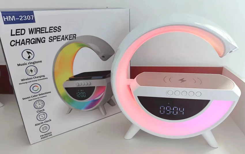 K30 Outdoor Portable Bluetooth Speaker with Wireless Microphone, All-in-One Machine, Colorful Atmosphere Light, Home K-Song Device