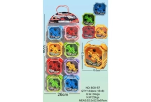 Stacking Toy Wind-Up Go-Kart with Ears