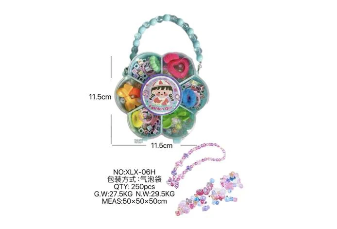 DIY playing house girl toy beads girl plum blossom