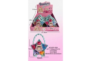 DIY playhouse girl toy beads cartoon pentagram (12PCS single price)