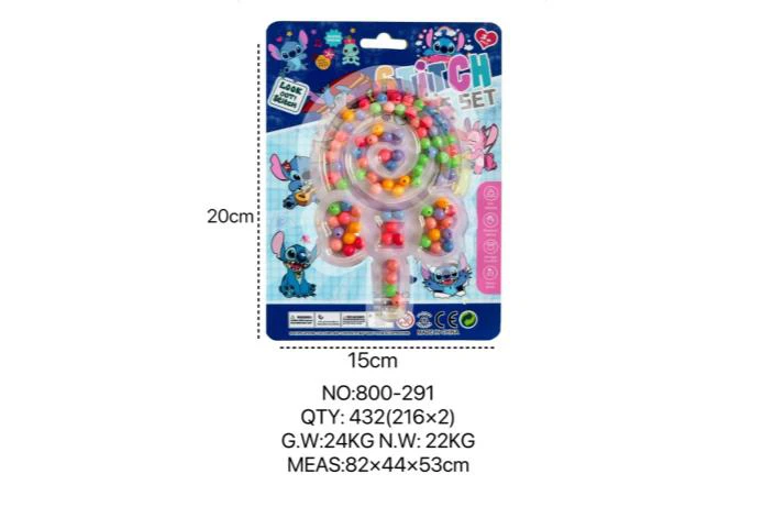 Stitch DIY Beaded Heart Lollipop