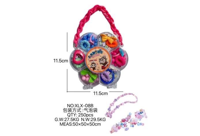DIY playhouse girl toy beads cloth plum blossom