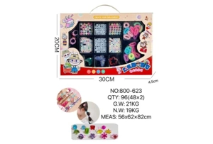 DIY Playing House Girl Toys Beaded Cartoon Capybara Heart