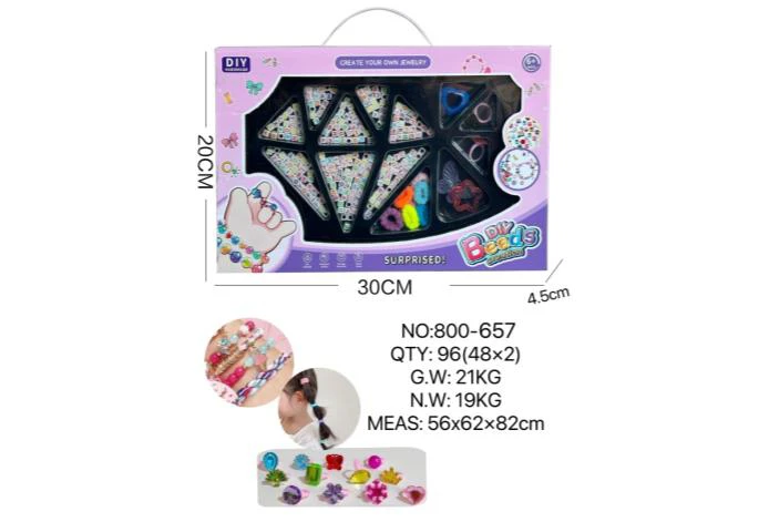 DIY Playing House Girl Toys Beaded Cartoon Capybara Heart