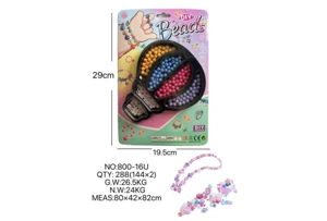 DIY pretend play girl toy beaded cartoon hand balloon