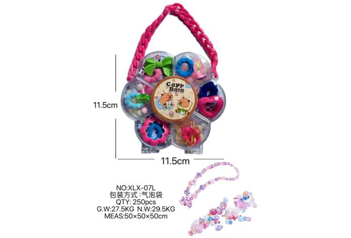 DIY playhouse girl toy beads capybara plum blossom