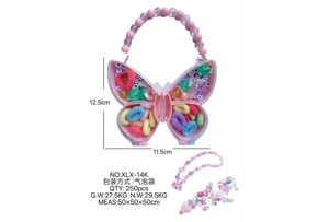 DIY play house girl toy beads butterfly