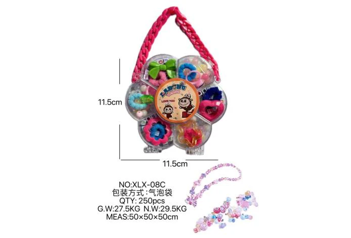 DIY playhouse girl toy beads cloth plum blossom