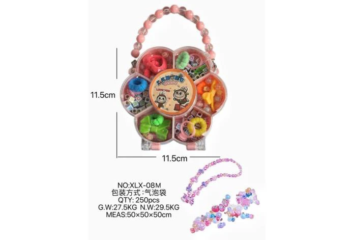 DIY playhouse girl toy beads cloth plum blossom