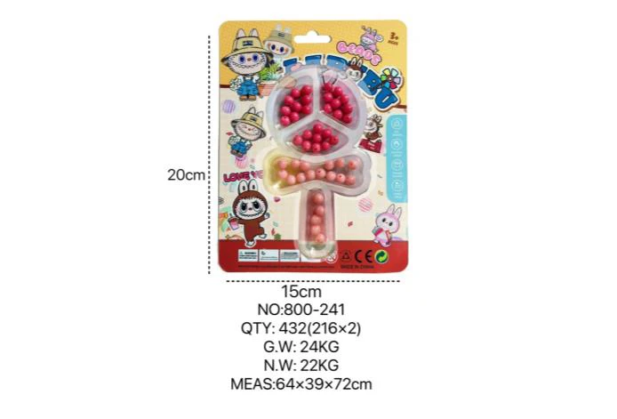 Labubu DIY Beaded Three-Segment Lollipop