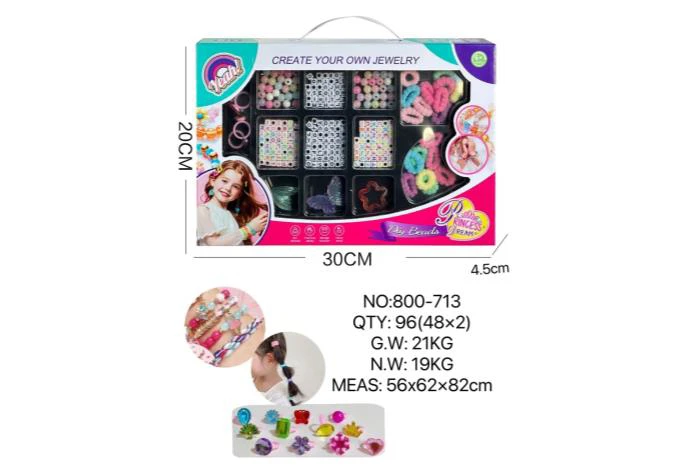 DIY Playing House Girl Toys Beaded Cartoon Hand Butterfly
