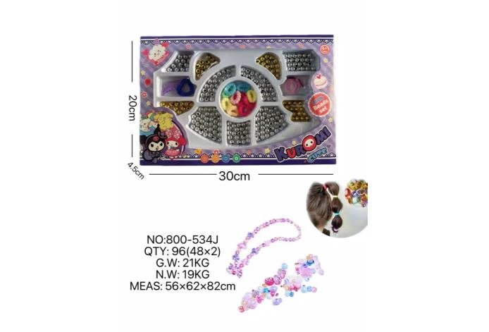 DIY Beaded Kuromi Cat