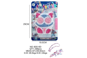 DIY pretend play girl toy bead Stitch