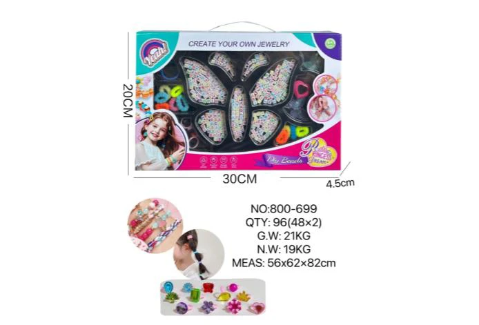 DIY Playing House Girl Toys Beaded Cartoon Capybara Cat