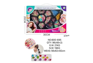 DIY Playing House Girl Toys Beaded Cartoon Capybara Butterfly