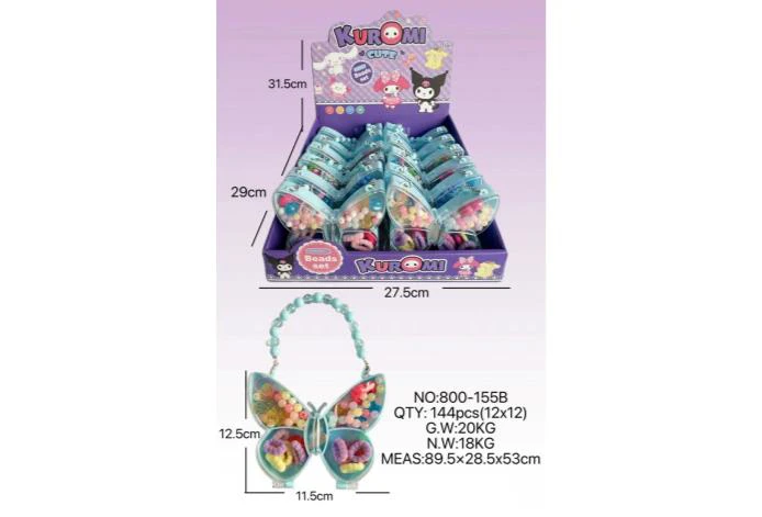 DIY playhouse girl toy bead Kuromi butterfly (12PCS price per piece)