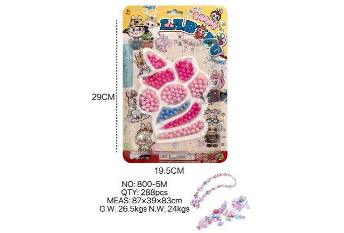 DIY pretend play girl toy bead Lumpy