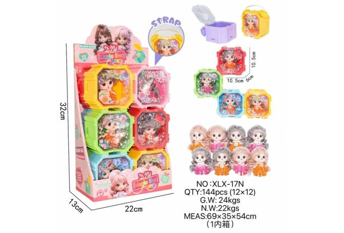 Playhouse Girl Toy Assembly Box Barbie (Price per piece for 12PCS)