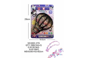 DIY playhouse girl toy beaded Kuromi balloon