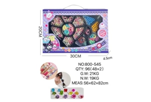 DIY Playing House Girl Toys Beaded Cartoon Hand Butterfly