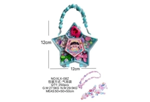 DIY play house girl toy beaded girl pentagram