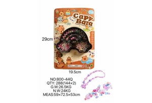 DIY Playhouse Girl Toy Beads Capybara Cloud