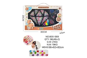 DIY Playing House Girl Toys Beaded Cartoon Hand Diamond