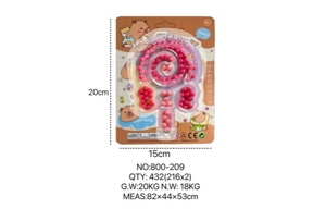 Capybara DIY Beaded Heart Lollipop